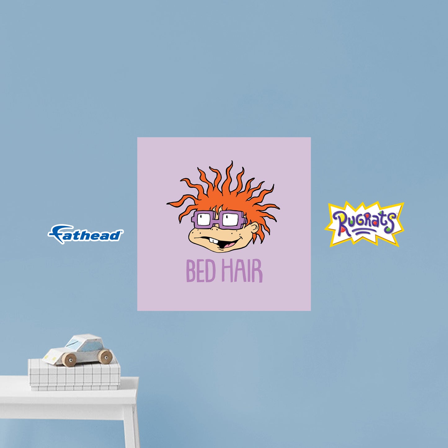Rugrats:  Bed Hair Poster        - Officially Licensed Nickelodeon Removable     Adhesive Decal
