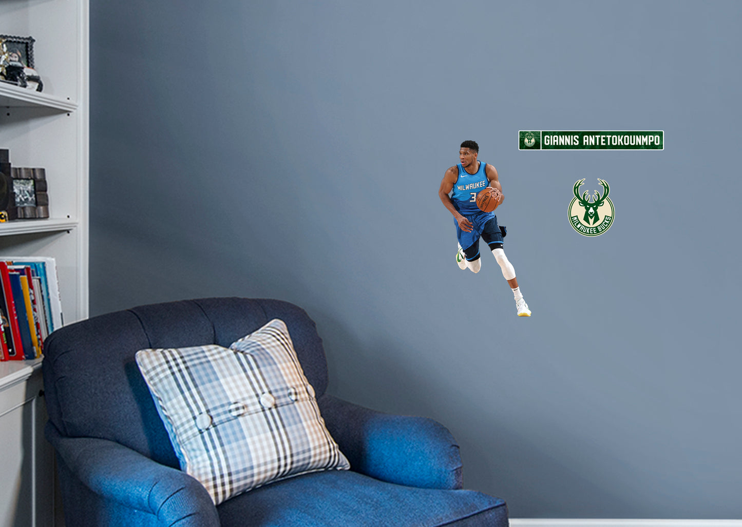 Giannis Antetokounmpo 2021  - Officially Licensed NBA Removable Wall Decal