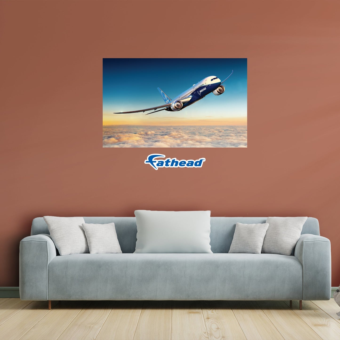 Boeing: Boeing L78M6K_787 Poster - Officially Licensed Boeing Removable Adhesive Decal