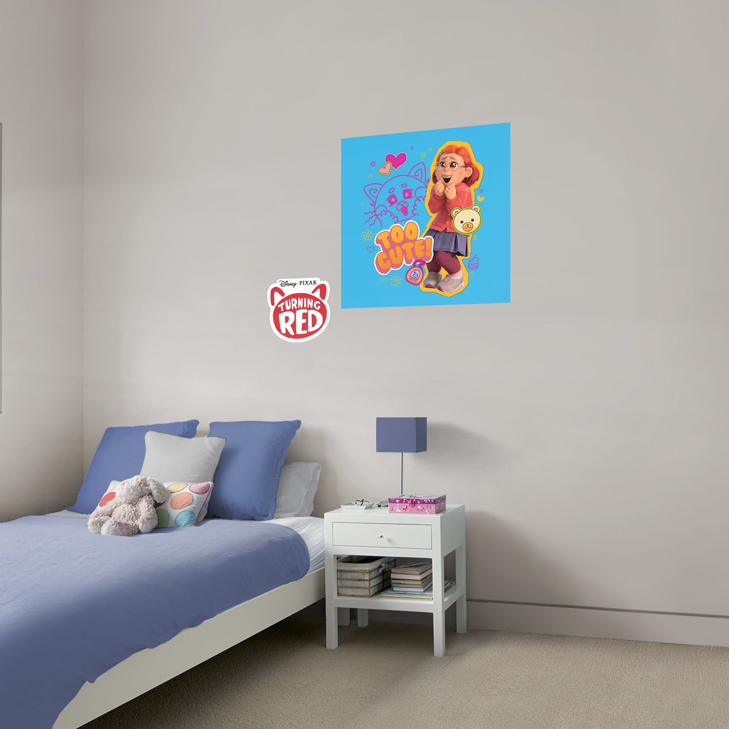 Turning Red: Meilin Too Cute Poster - Officially Licensed Disney Removable Adhesive Decal