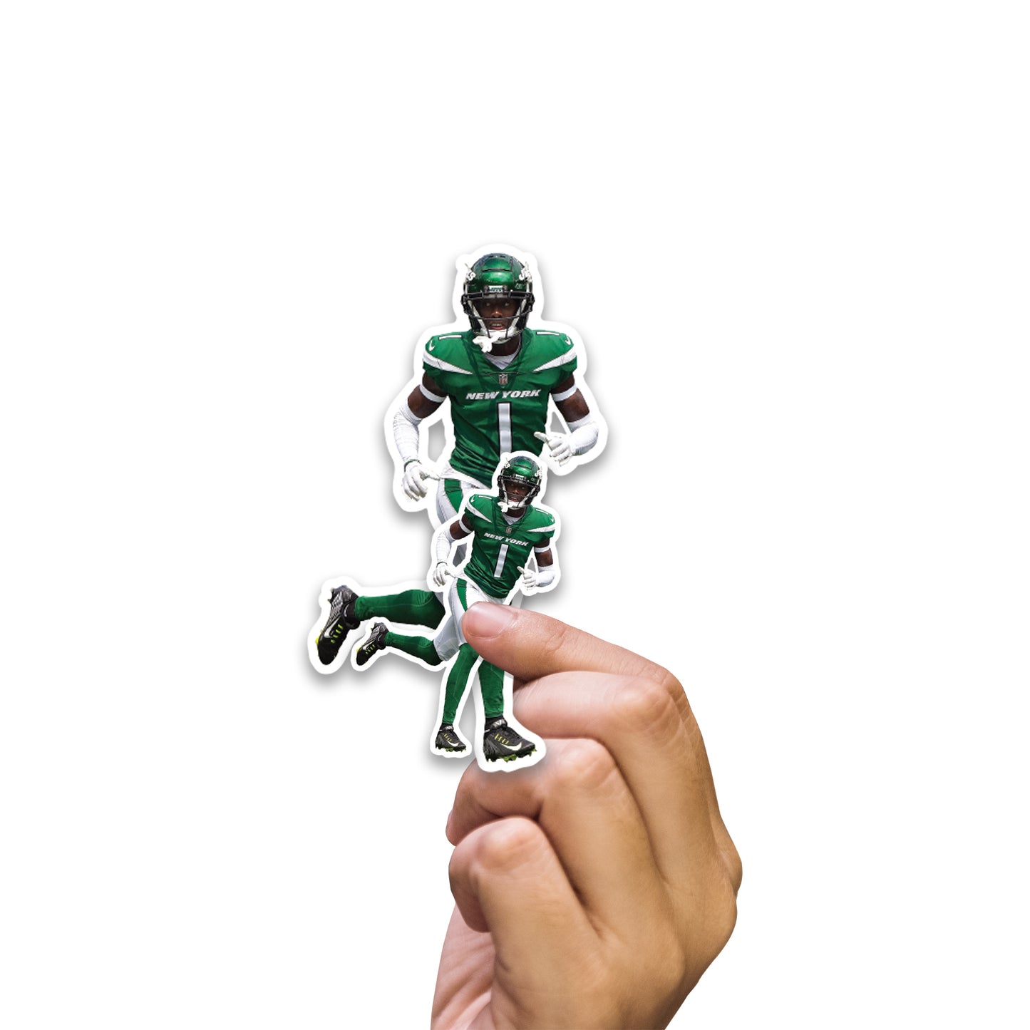 New York Jets: Sauce Gardner  Minis        - Officially Licensed NFL Removable     Adhesive Decal