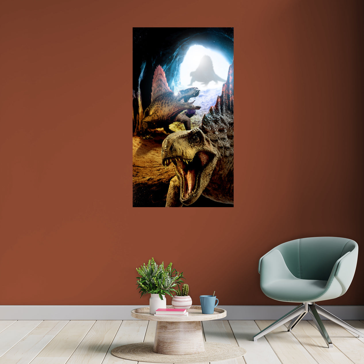 Jurassic World Dominion: Dimetrodon Amber Mine Two Poster - Officially Licensed NBC Universal Removable Adhesive Decal