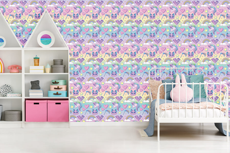Children:  Ezra Kids        -    Peel & Stick Wallpaper