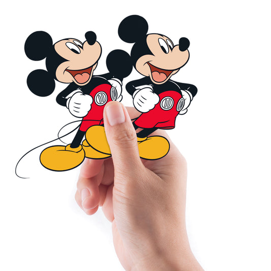 Sheet of 4 -MICKEY MOUSE: MICKEY MOUSE Minis        - Officially Licensed Disney Removable Wall   Adhesive Decal