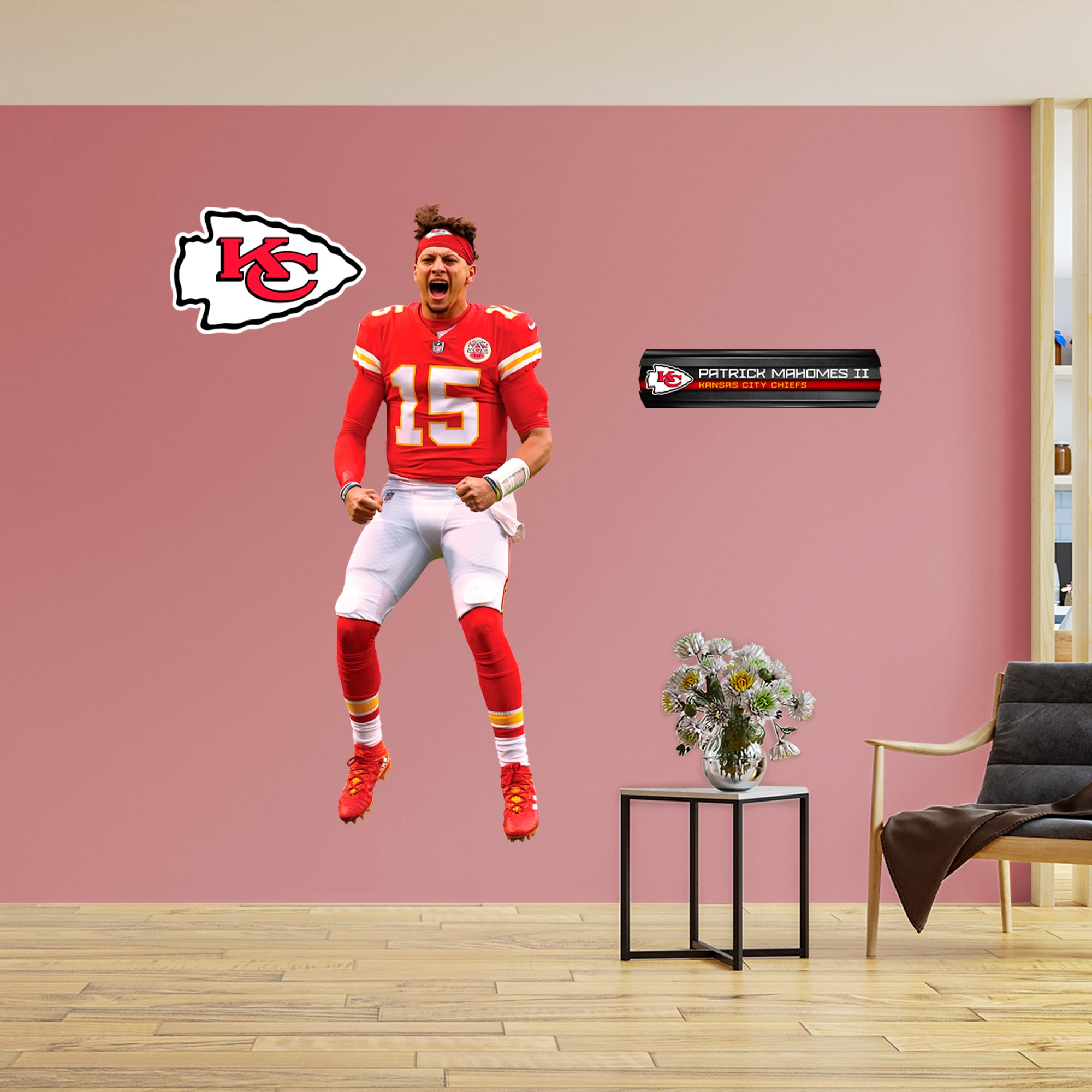 Adventure Furniture NFL Indoor Kansas City Chiefs Distressed Logo Cutout  Wood Sign N0843-KCC - The Home Depot