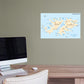 Maps of South America: Falkland Islands Mural        -   Removable     Adhesive Decal