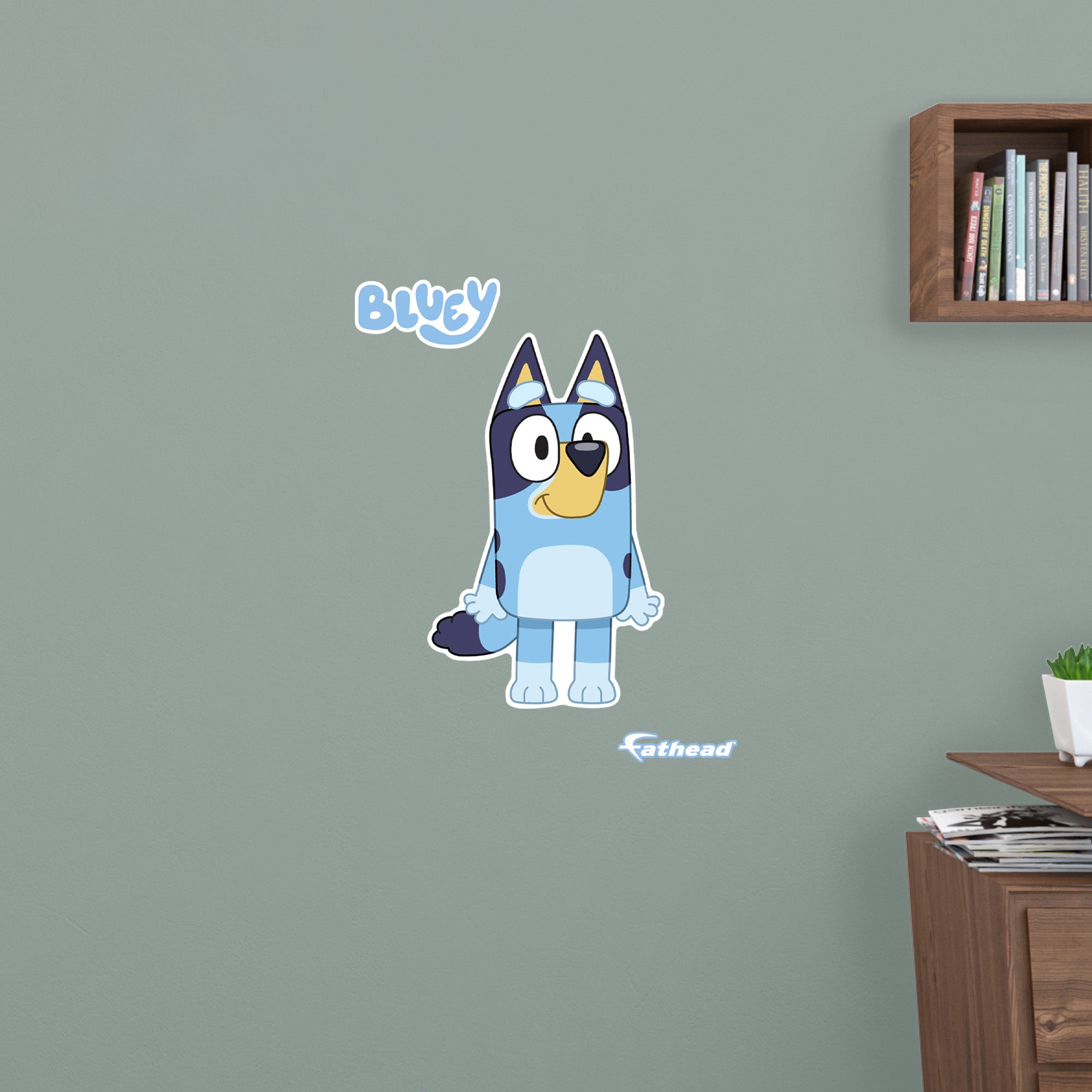 Cc Fathead Bluey - Bluey - RealBig Collection - Official BBC - Reusable Vinyl Wal ...