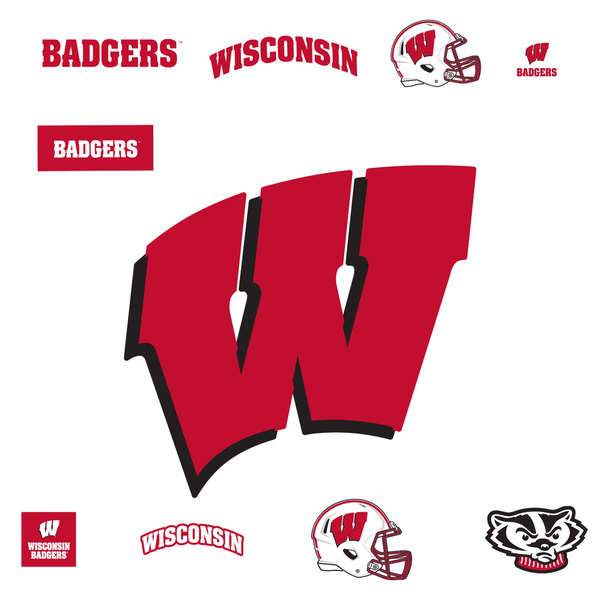 Wisconsin Offical State of Wisconsin Logo - RealBig Collection - Official NCAA - Wiscons ...