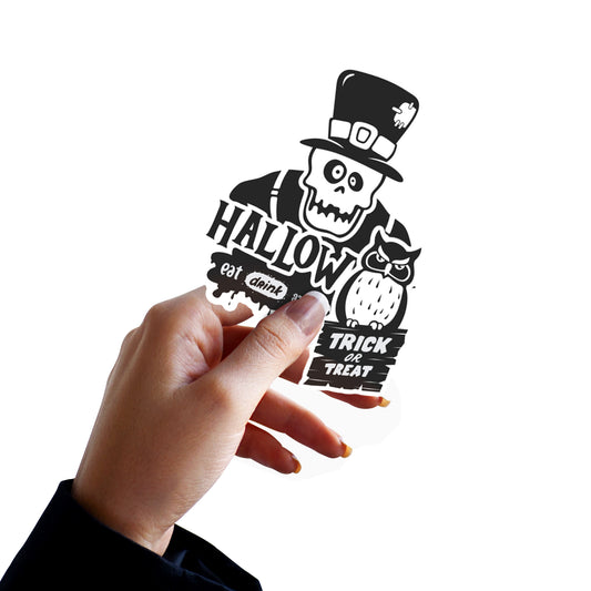 Sheet of 5 -Halloween:  Creepy Minis        -   Removable    Adhesive Decal