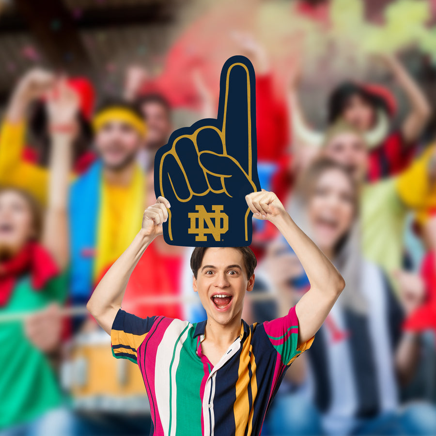 ND Logo - Big Head - Official NCAA - Notre Dame Fighting Irish - Foam Core Cutout