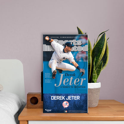 New York Yankees: Derek Jeter September 2014 Commemorative Sports Illustrated Cover  Mini   Cardstock Cutout  - Officially Licensed MLB    Stand Out