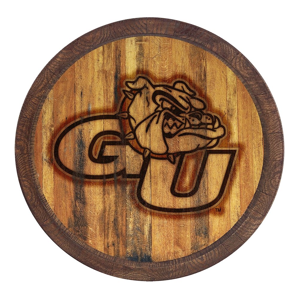 Gonzaga Bulldogs: GU - Branded "Faux" Barrel Wall Sign - The Fan-Brand