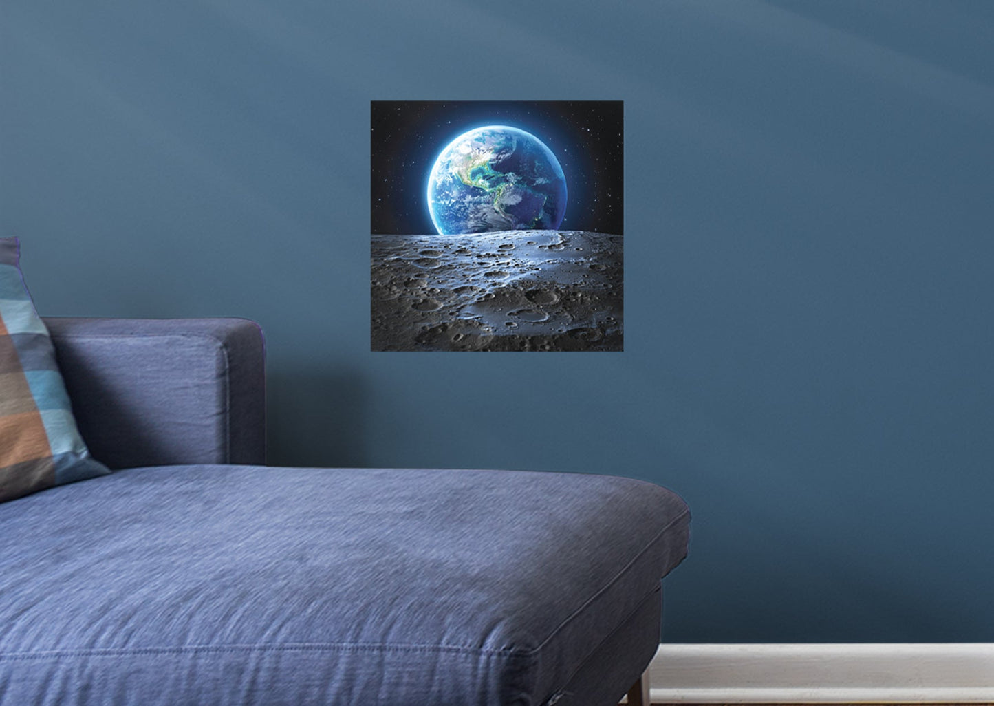 Planets: Moon Mural        -   Removable     Adhesive Decal
