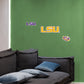 LSU Tigers: Gold Logo - Officially Licensed NCAA Removable Adhesive Decal