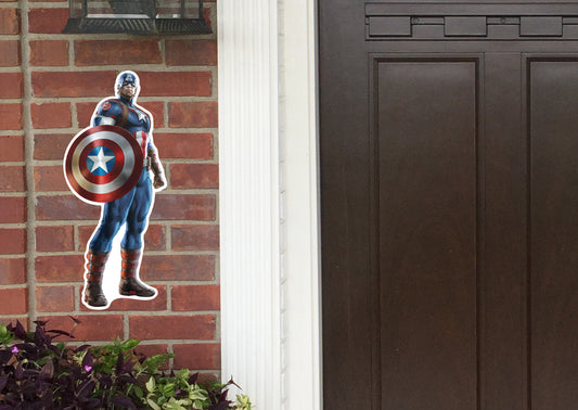 Captain America: Captain America Standing        - Officially Licensed Marvel    Outdoor Graphic