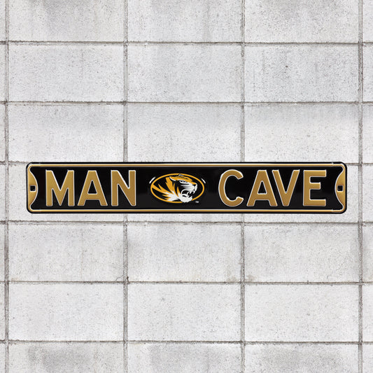 Missouri Tigers: Man Cave - Officially Licensed Metal Street Sign