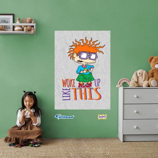 Rugrats:  Woke Up Like This Poster        - Officially Licensed Nickelodeon Removable     Adhesive Decal