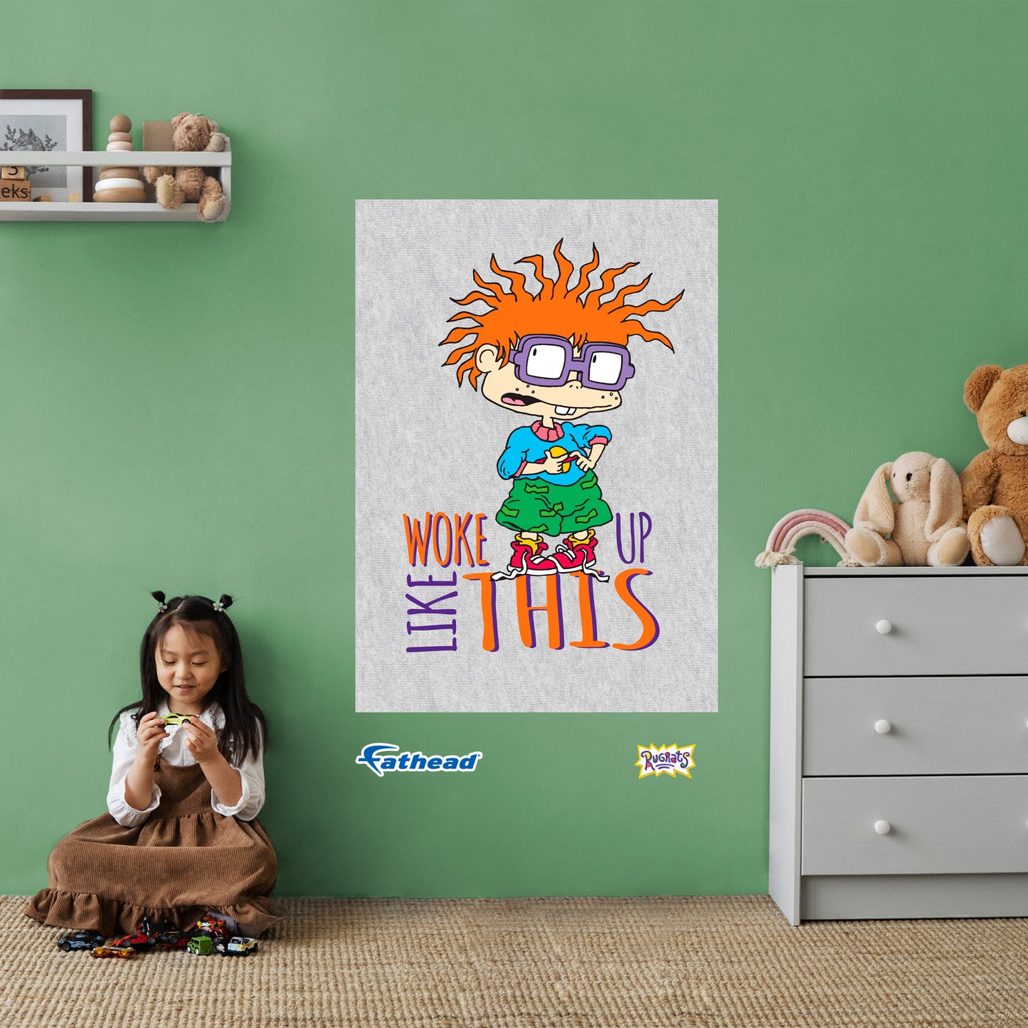 Rugrats: Woke Up Like This Poster - Officially Licensed Nickelodeon Removable Adhesive Decal