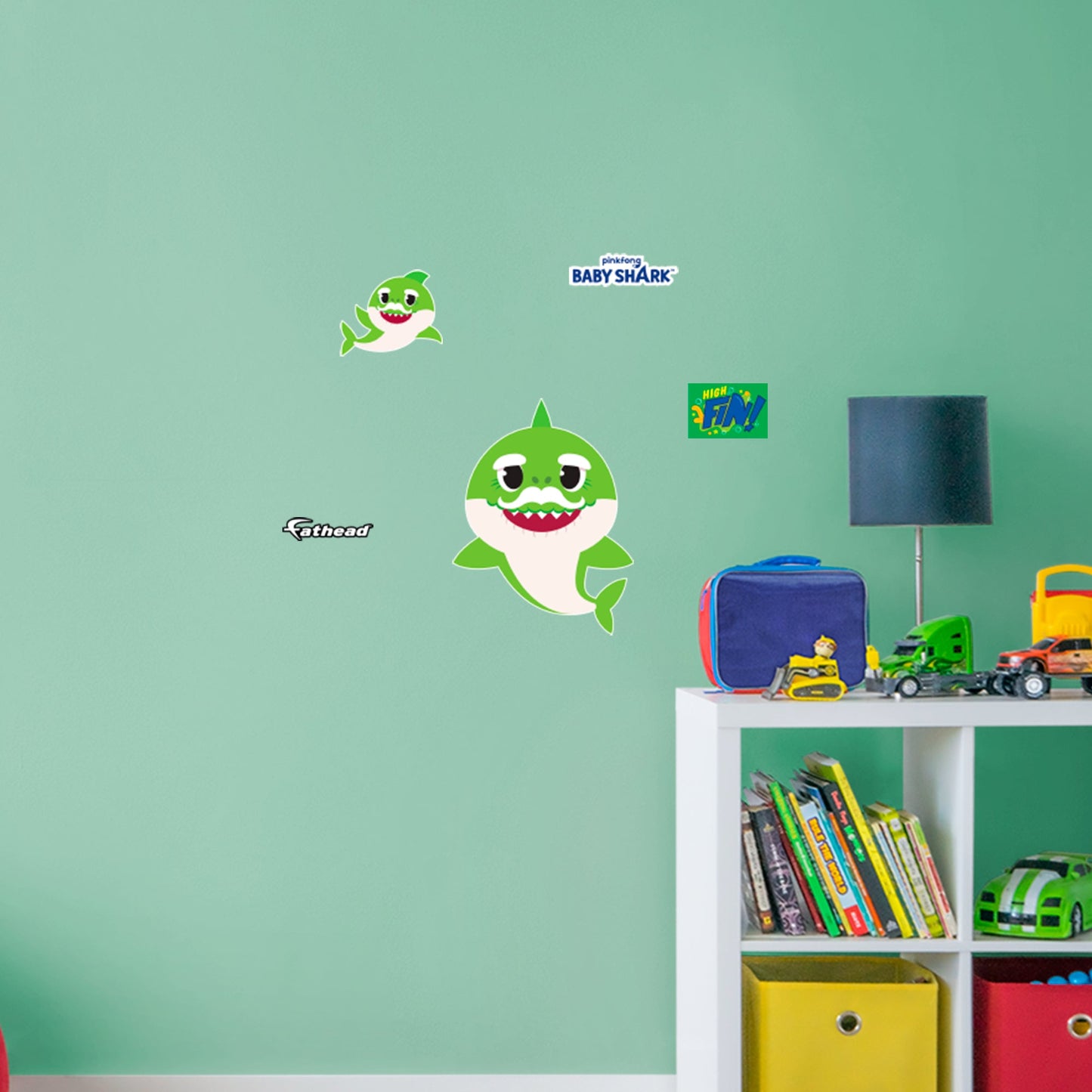 Baby Shark: Grandpa Shark RealBig - Officially Licensed Nickelodeon Removable Adhesive Decal