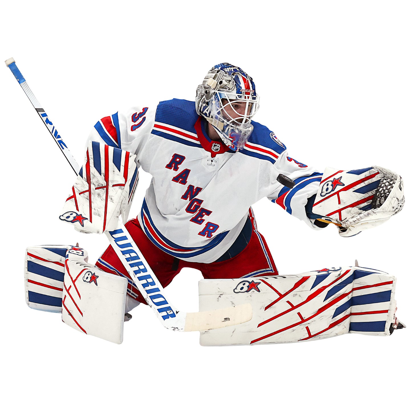 New York Rangers: Igor Shesterkin 2021 Poster - NHL Removable Adhesive Wall Decal Large
