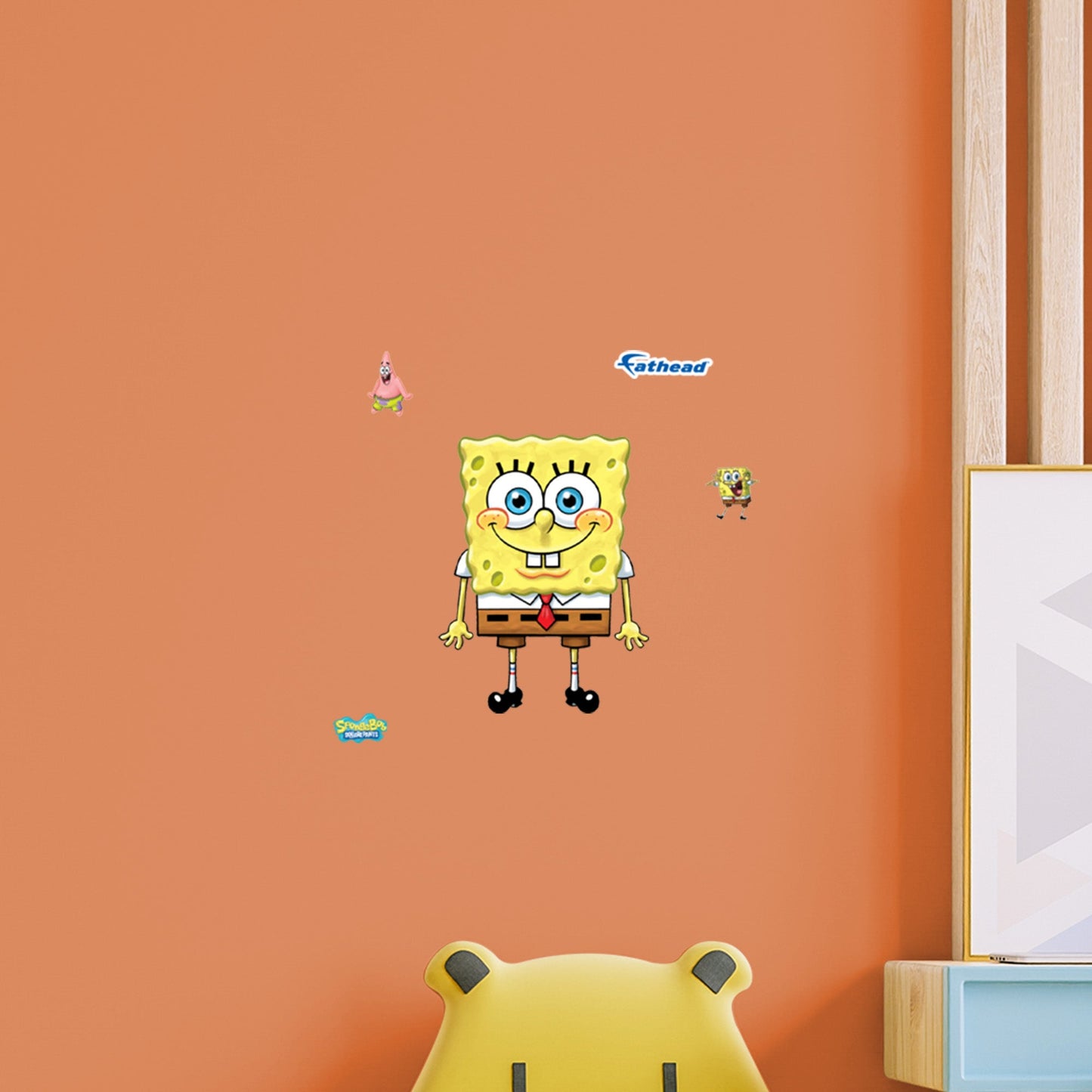 SpongeBob Squarepants: SpongeBob RealBigs - Officially Licensed Nickelodeon Removable Adhesive Decal