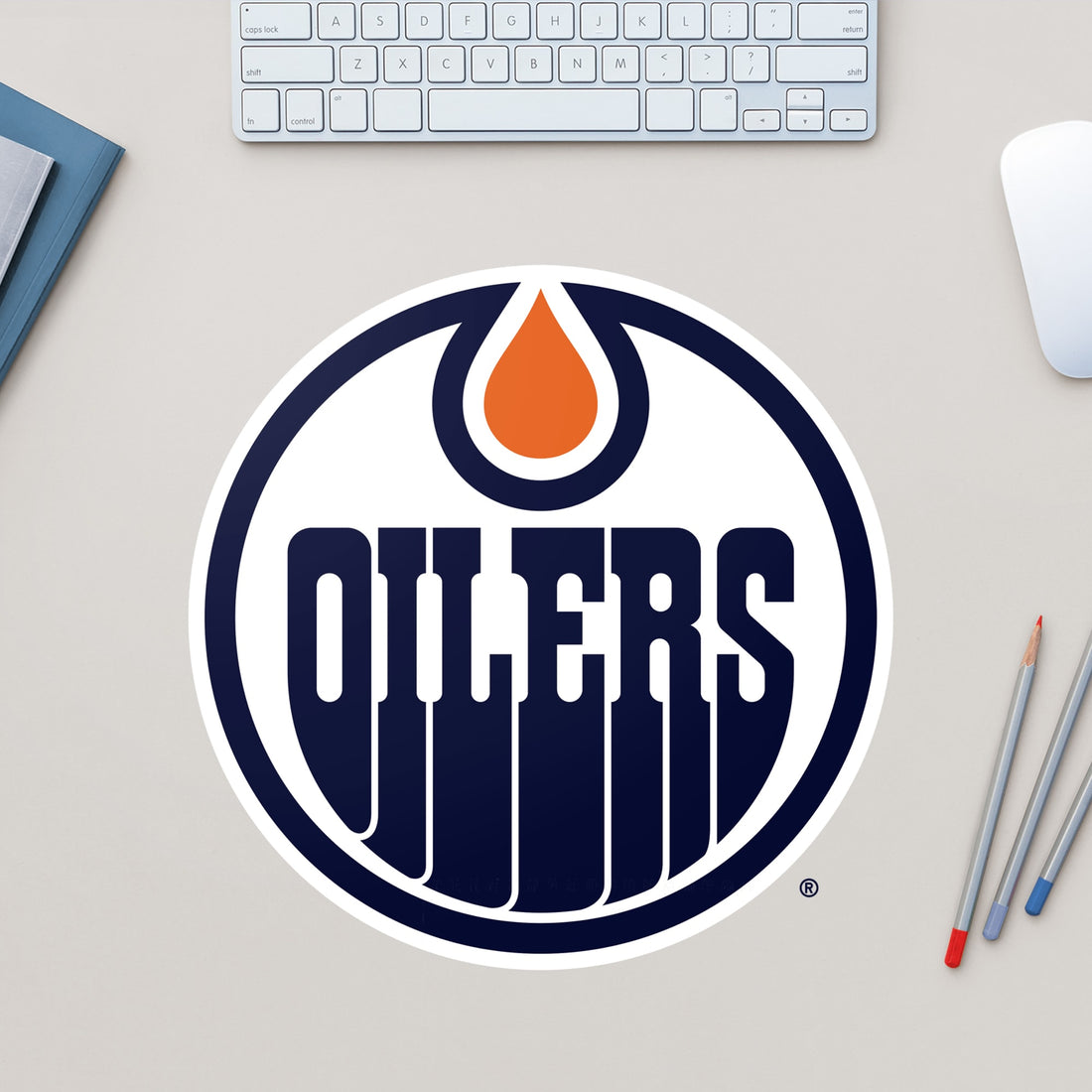 Edmonton Oilers Logo Removable Wall Decal Fathead Official Site