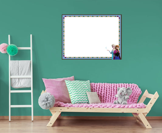 Frozen:  Elsa & Anna Dry Erase        - Officially Licensed Disney Removable Wall   Adhesive Decal