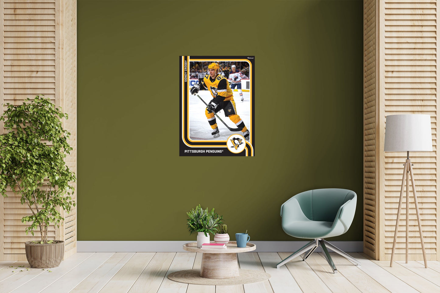 Pittsburgh Penguins: Sidney Crosby Poster - Officially Licensed NHL Removable Adhesive Decal