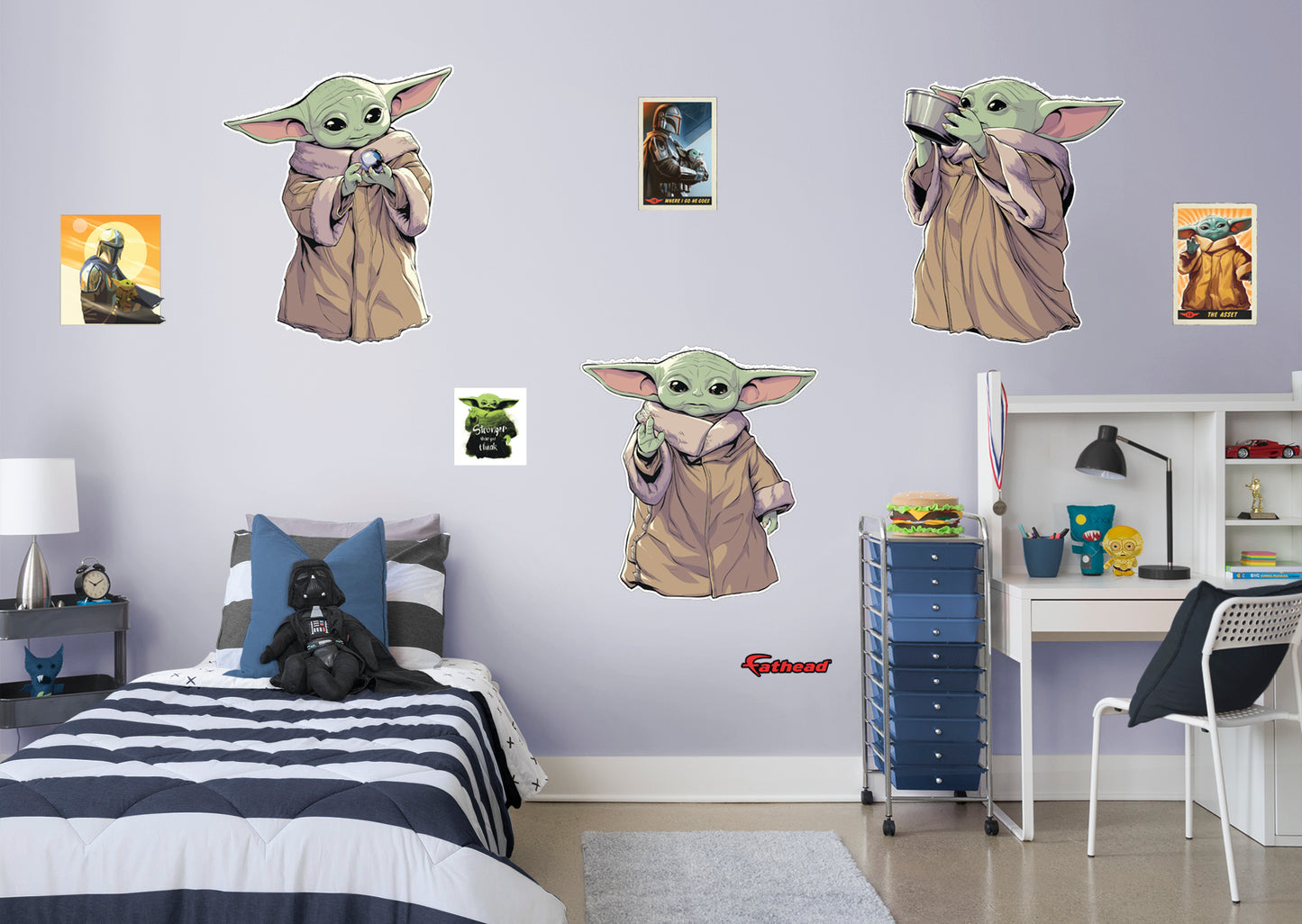 The Mandalorian The Child Sketch Collection  - Officially Licensed Star Wars Removable Wall Decal