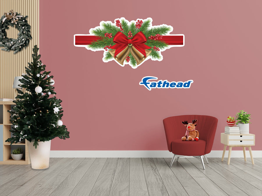 Christmas: Bow Icon - Removable Adhesive Decal