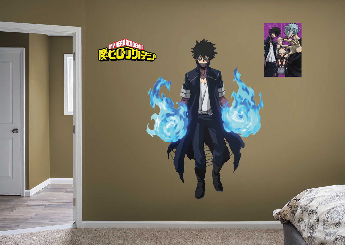 My Hero Academia: DABI RealBig        - Officially Licensed Funimation Removable     Adhesive Decal