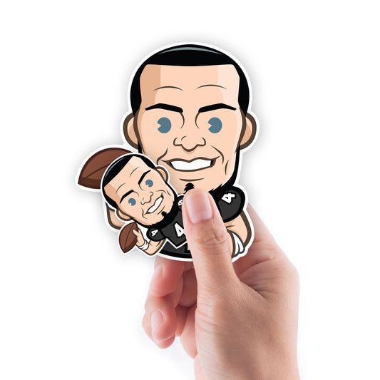 New Orleans Saints: Derek Carr  Emoji Minis        - Officially Licensed NFLPA Removable     Adhesive Decal