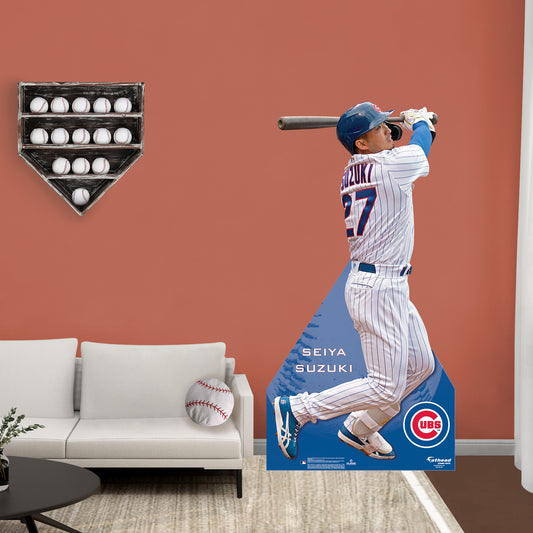 Chicago Cubs: Seiya Suzuki 2022  Life-Size   Foam Core Cutout  - Officially Licensed MLB    Stand Out
