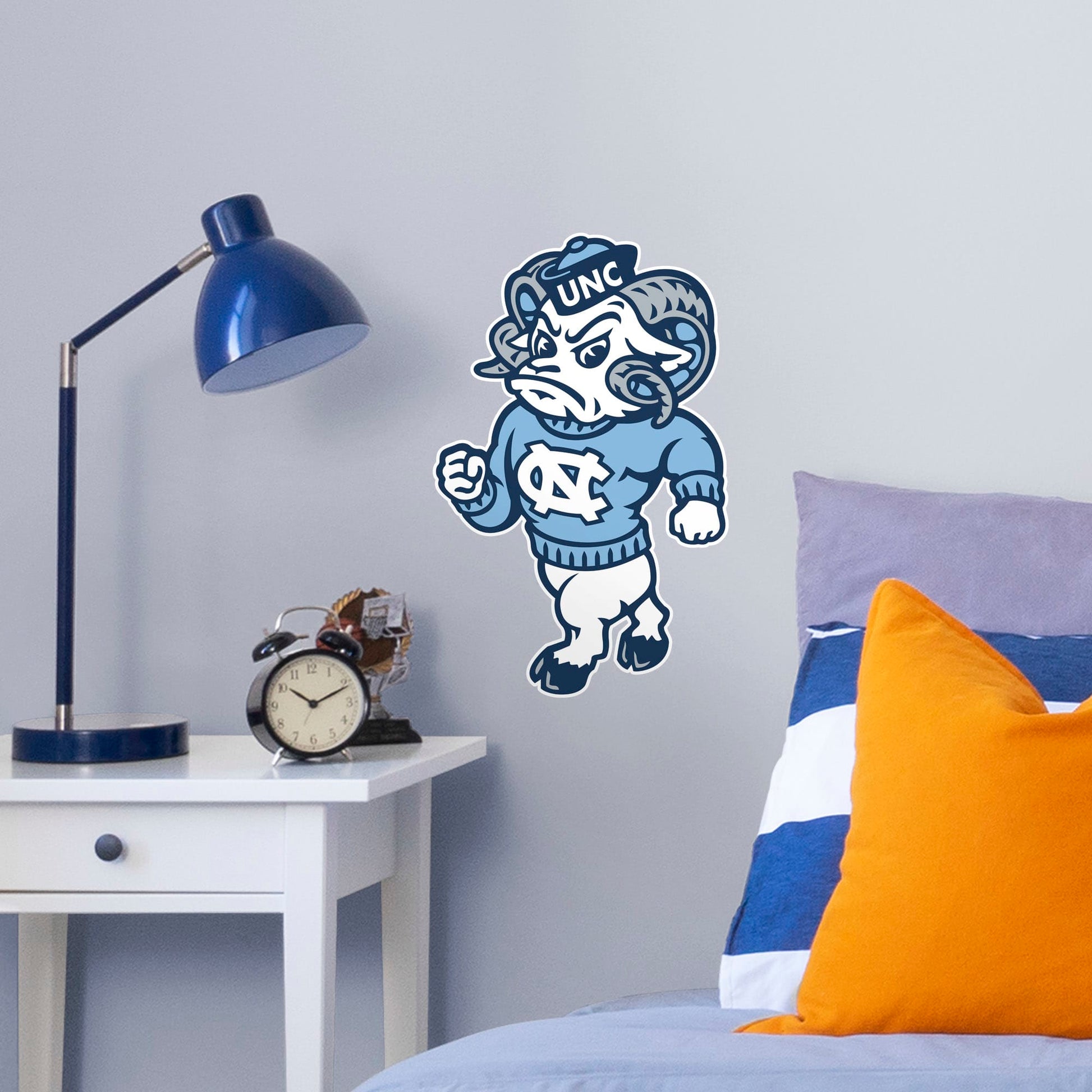 Large Mascot + 2 Decals (11"W x 17"H)