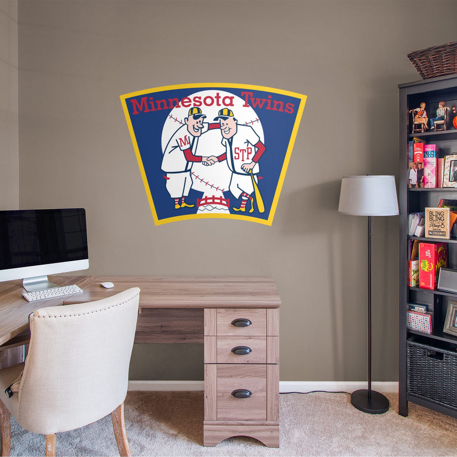 Minnesota Twins - RealBig Classic Logo Collection - Official MLB - Reusable Vinyl Wall Decals
