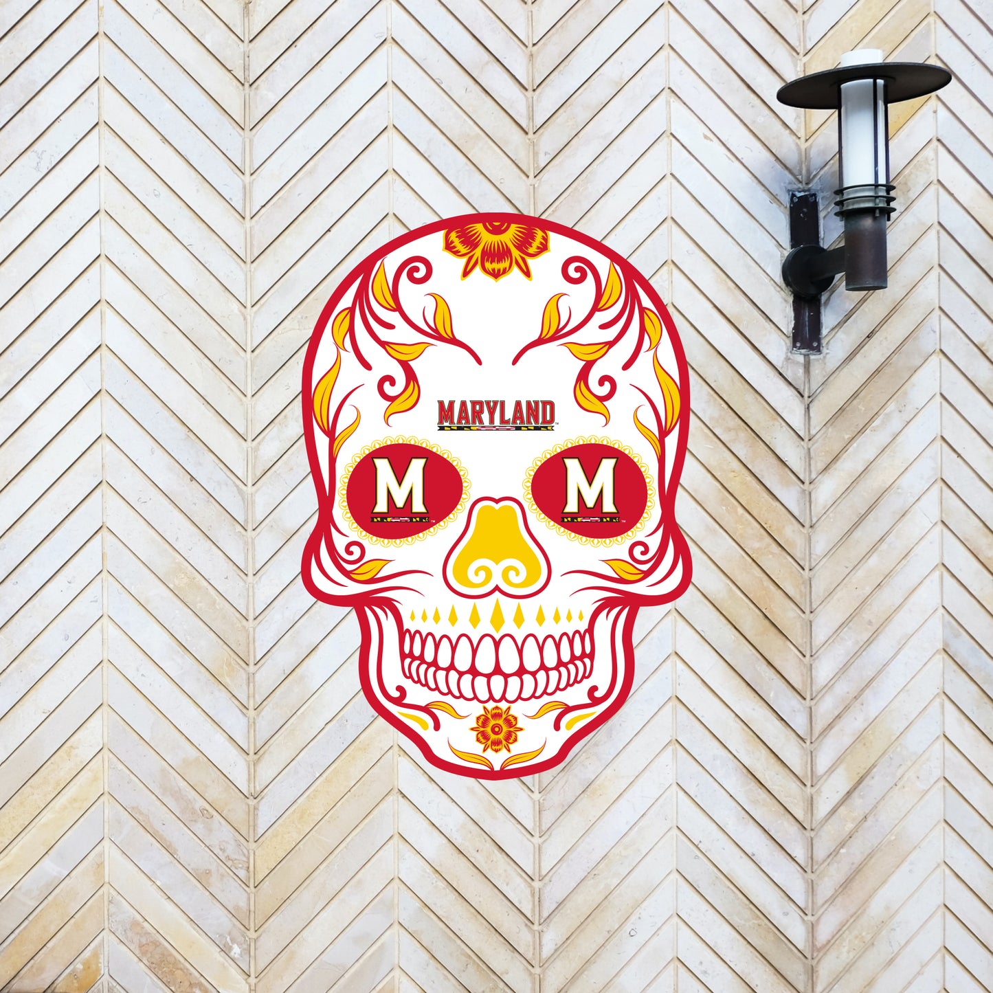 Maryland Terrapins:   Outdoor Skull        - Officially Licensed NCAA    Outdoor Graphic