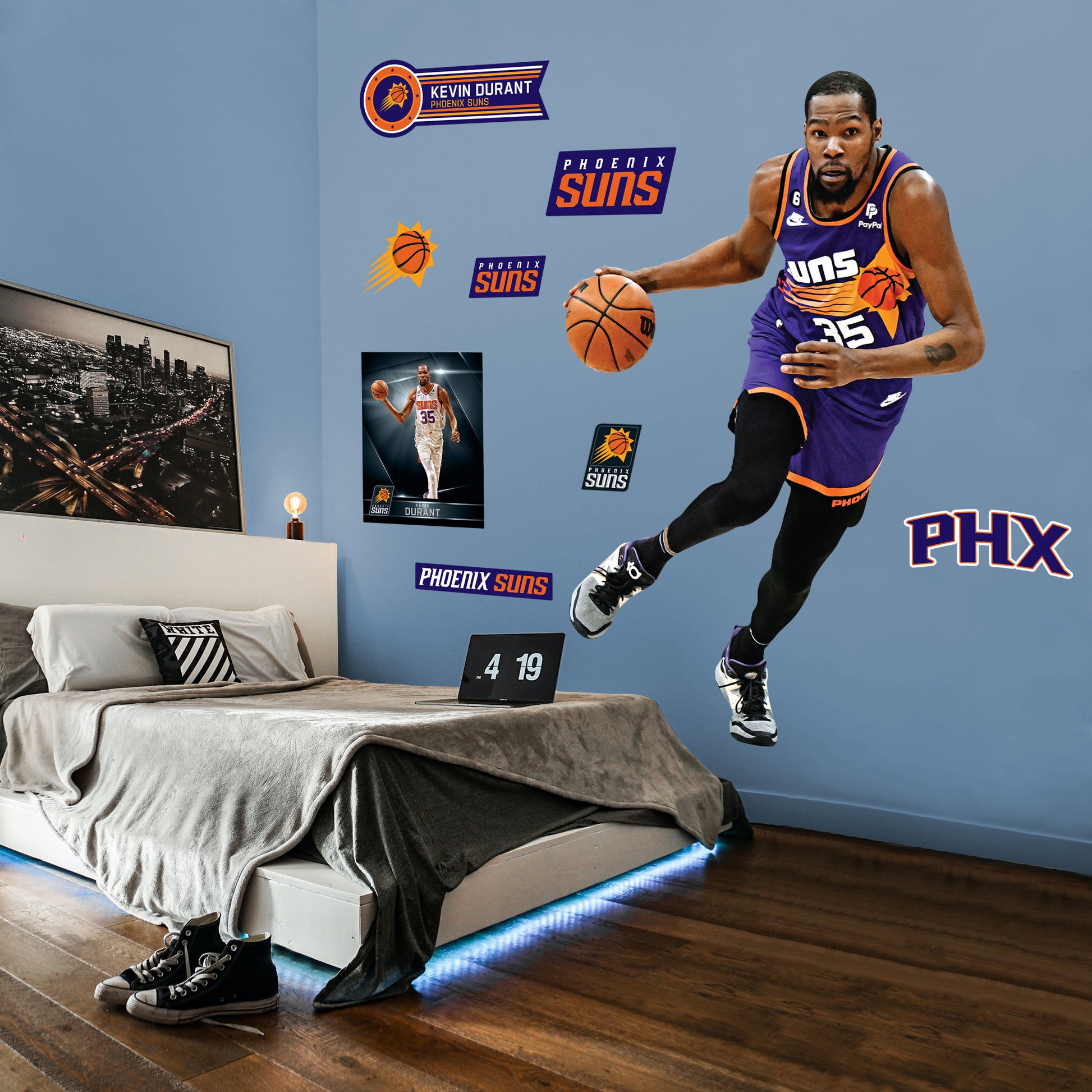 Phoenix Suns: Kevin Durant 2023 Classic Jersey - Officially