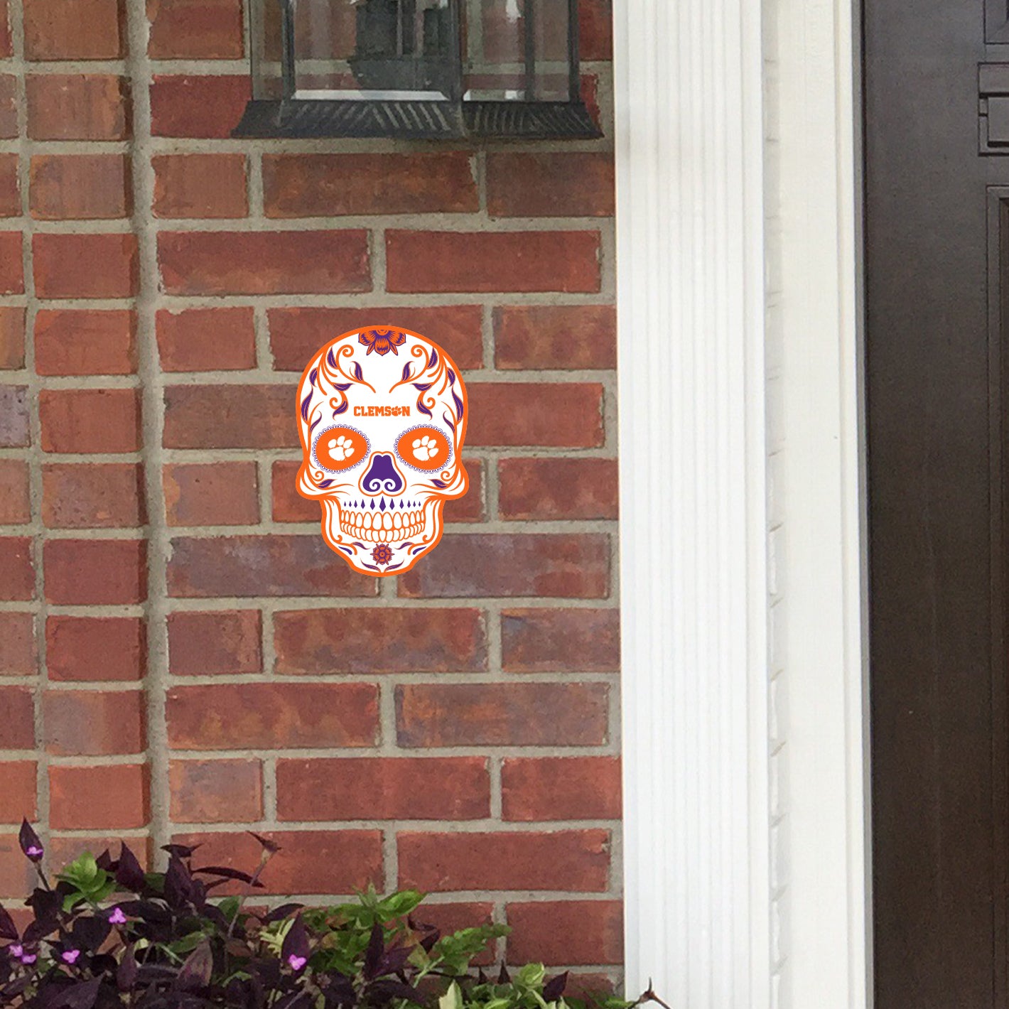 Clemson Tigers:   Outdoor Skull        - Officially Licensed NCAA    Outdoor Graphic