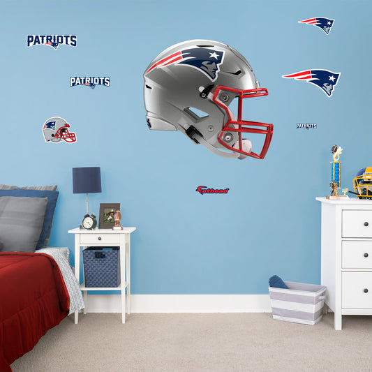 New England Patriots:   Helmet        - Officially Licensed NFL Removable     Adhesive Decal