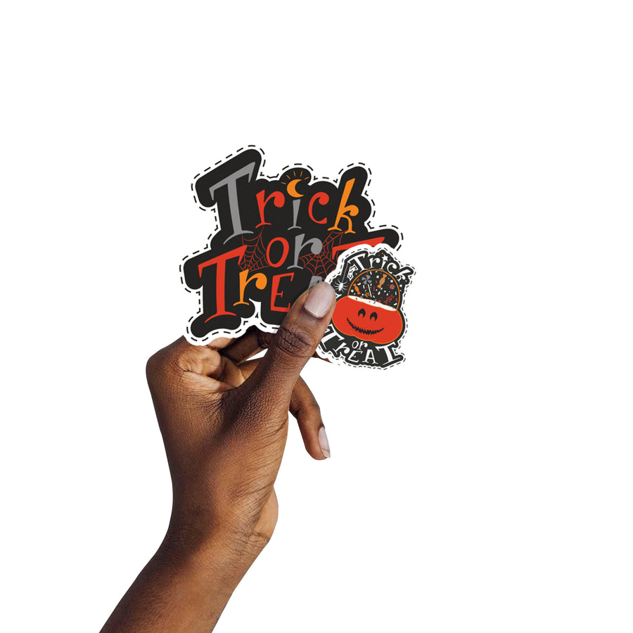 Sheet of 5 -Halloween:  Bats Minis        -   Removable    Adhesive Decal
