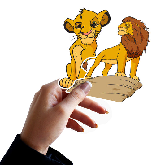 Sheet of 4 -Lion King: Simba Minis        - Officially Licensed Disney Removable Wall   Adhesive Decal