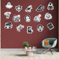 Halloween: White and Black Collection - Removable Adhesive Decal