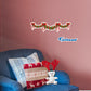 Christmas: Four Ribbons Icon - Removable Adhesive Decal