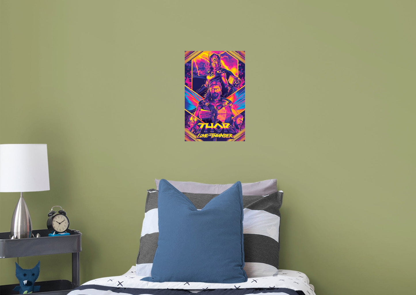 THOR: Love and Thunder: Purple Mural - Officially Licensed Marvel Removable Adhesive Decal