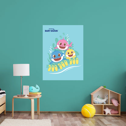 Baby Shark: Let's Blow Bubbles Poster - Officially Licensed Nickelodeon Removable Adhesive Decal