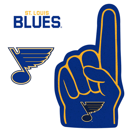 St. Louis Blues Louie - Round Slimline Lighted Wall Sign