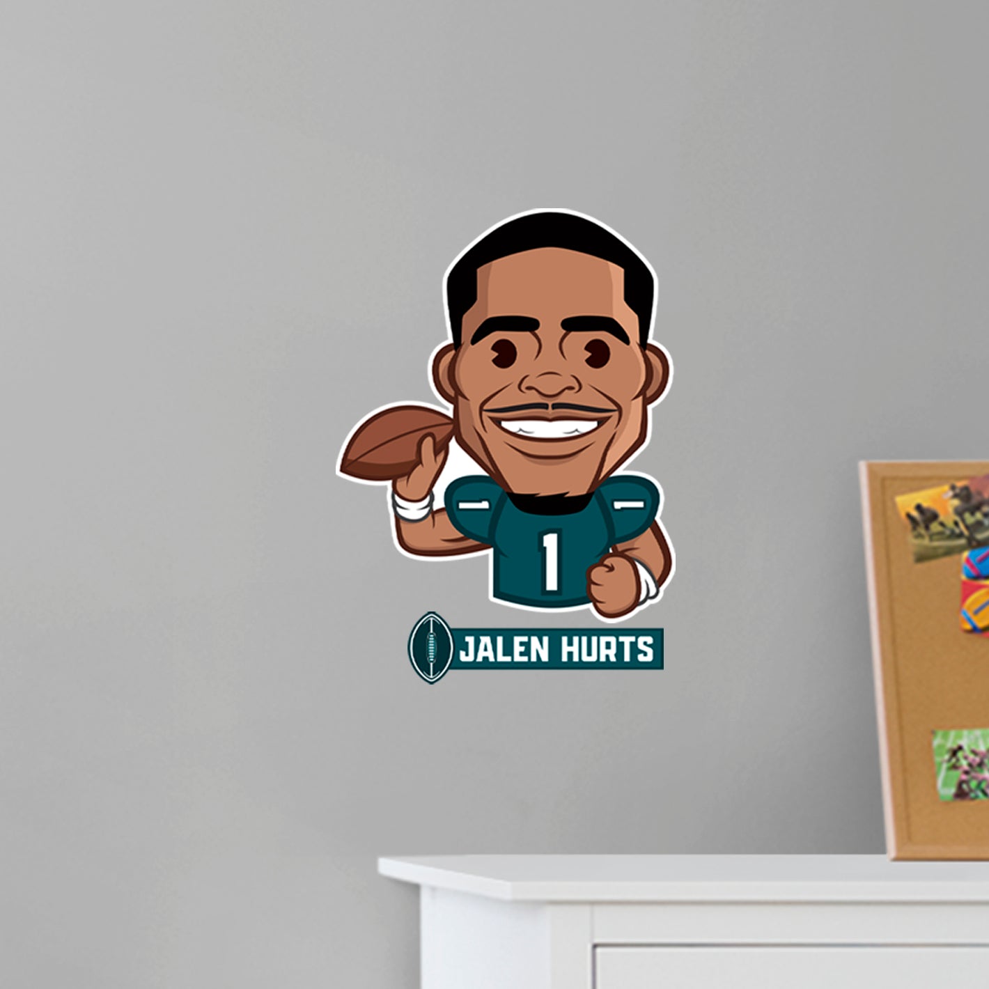 Philadelphia Eagles: Jalen Hurts 2022 Emoji - Officially Licensed NFLPA  Removable Adhesive Decal