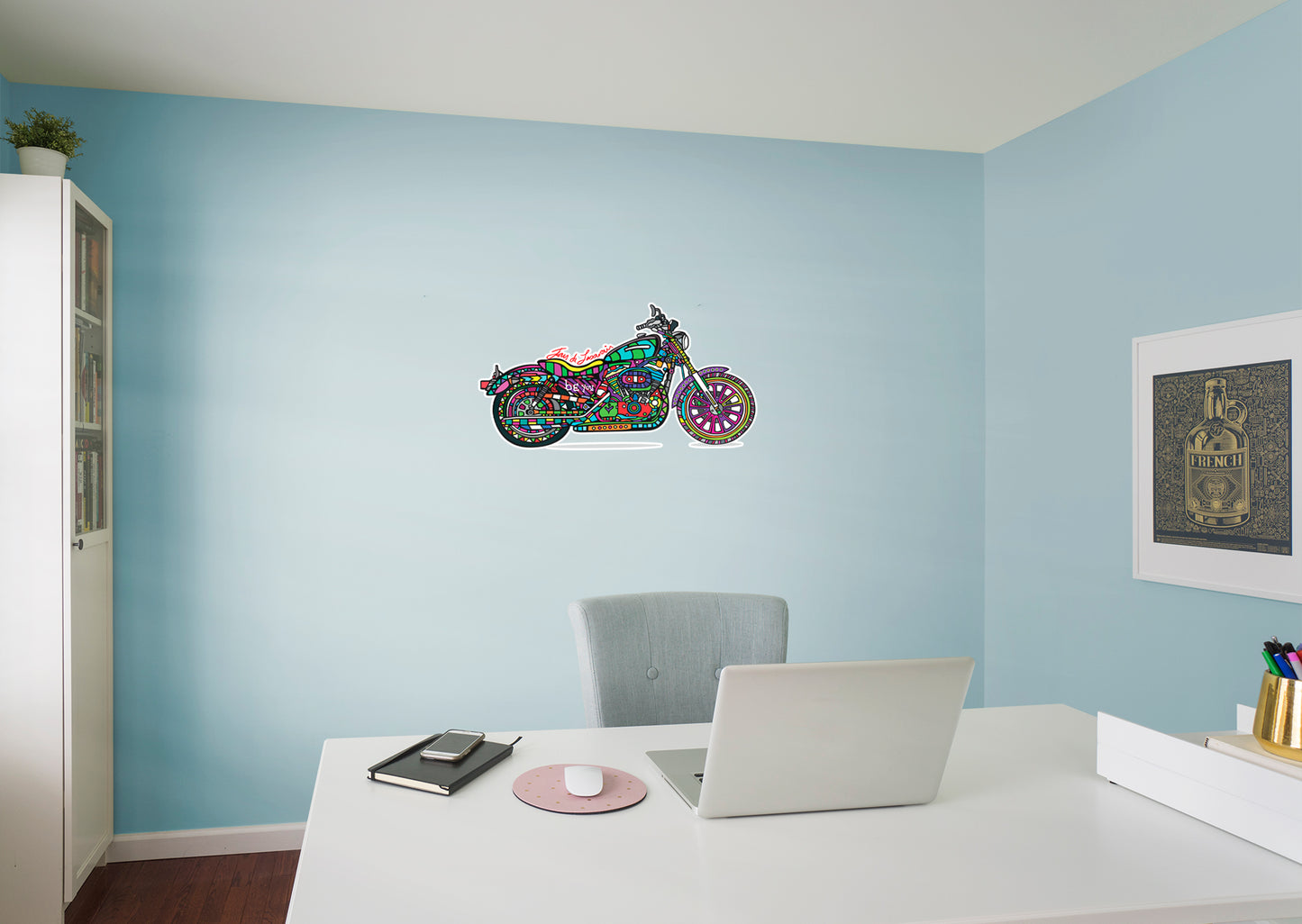 Dream Big Art:  Be You Moto Icon        - Officially Licensed Juan de Lascurain Removable     Adhesive Decal