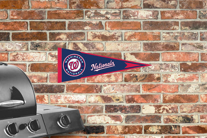 Washington Nationals:  Pennant        - Officially Licensed MLB    Outdoor Graphic