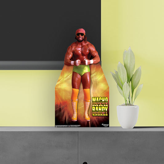 Macho Man Randy Savage   Mini   Cardstock Cutout  - Officially Licensed WWE    Stand Out